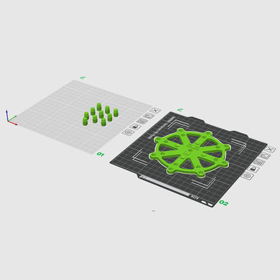 Printable Festool Sandpaper Alignment Jig for The 125-150 Festool Sander - DOWNLOAD STL Model