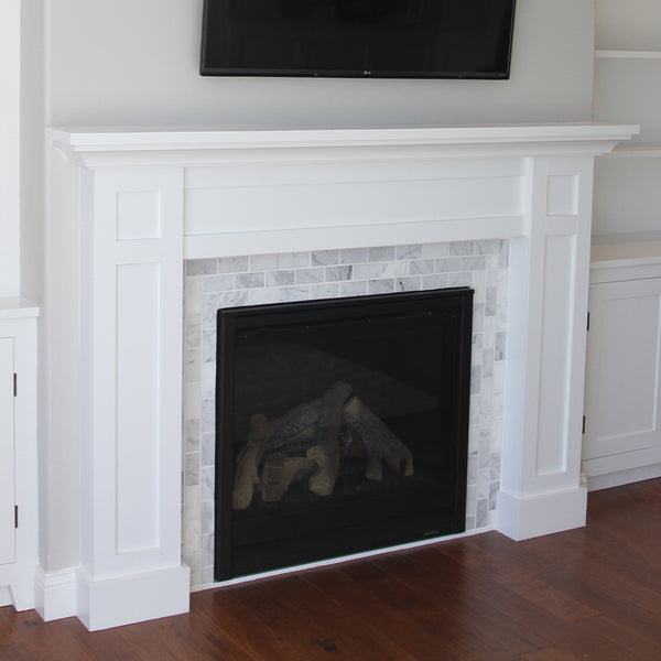 Shaker Fireplace Surround Woodworking Project and SketchUp Model - DIGITAL DOWNLOAD