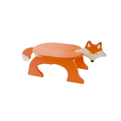 Kids Fox Stool Plan Woodworking Project Plan and 3D SketchUp Model - DIGITAL DOWNLOAD