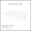 Wooden Serving Tray Woodworking Project Plan and 3D SketchUp Model - DIGITAL DOWNLOAD