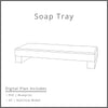 Soap Tray Plan Woodworking Project Plan and 3D SketchUp Model - DIGITAL DOWNLOAD