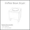 Coffee Bean Dryer Woodworking Project Plan and 3D SketchUp Model - DIGITAL DOWNLOAD