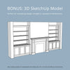 Walk-in Primary Bedroom Closet With Drawers and Storage - DIGITAL DOWNLOAD