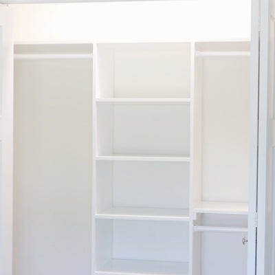 Bedroom Closet Printable Plans that Include 3D SketchUp Model