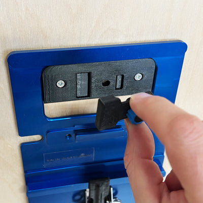 TSO Guide Rail Square Holder with integrated Anti-tip Support Tab jig Compatible with TSO GRS-16, GRS-16-PE, GRS-16-PE-K models